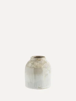 Flash Sale Madam Stoltz Aardewerk Vaas Honey Honey White