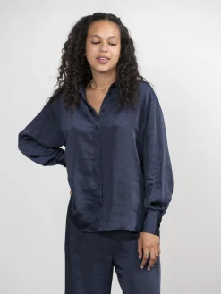 Cheap Les Soeurs Abigael Blouse Navy