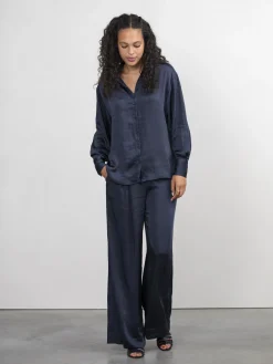 Cheap Les Soeurs Abigael Blouse Navy