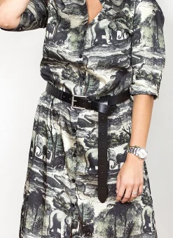 Cheap Les Soeurs Alex Leather Belt