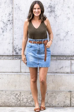 Discount Les Soeurs Alex Leather Belt