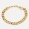 Clearance Les Soeurs Armband Mara Flat Curb Chain Gold