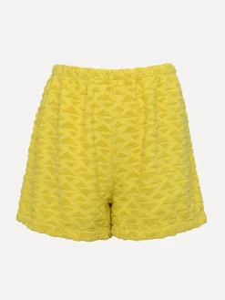 Shop Le Marais Badstof Short Alani Yellow