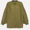 Hot Le Marais Blouse Aaron Olive