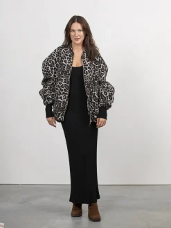 Discount Le Marais Bomber Oscar Leopard