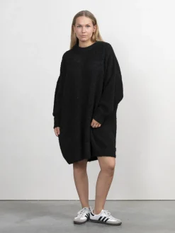 Store Les Soeurs Boucle Gebreide Jurk Andres Black