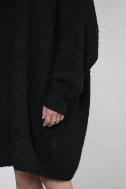 Store Les Soeurs Boucle Gebreide Jurk Andres Black