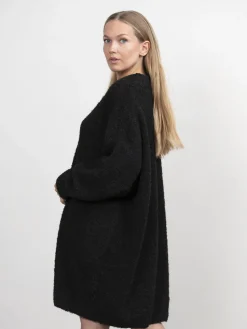 Store Les Soeurs Boucle Gebreide Jurk Andres Black
