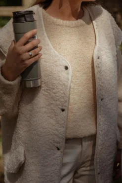 Cheap Les Soeurs Boucle Gebreide Trui Ada Sand