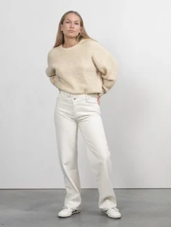 Cheap Les Soeurs Boucle Gebreide Trui Ada Sand