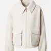 Clearance Edited Boucle Jas Machi Off-White