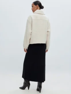Clearance Edited Boucle Jas Machi Off-White