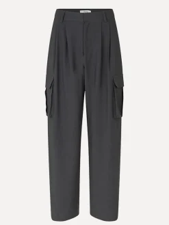 Store MBYM Cargo Broek Valo Willah Charcoal Melange