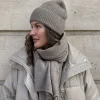 Flash Sale Les Soeurs Cashmere Beanie Pixie Beige Melange