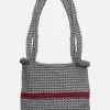 Clearance Les Soeurs Crochet Shopper Elani Grey/Bordeaux