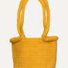 Cheap Les Soeurs Crochet Shopper Elani Yellow