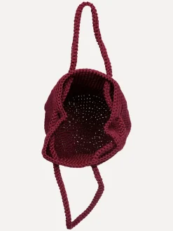 Sale Les Soeurs Crochet Shopper Ellie Bordeaux
