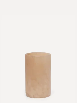 Cheap Les Soeurs Cylinder Alabaster Kaarsenhouder (Small) Tabac