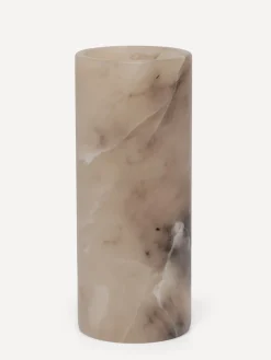 Flash Sale Les Soeurs Cylinder Alabaster Kaarsenhouder (Large) Tabac