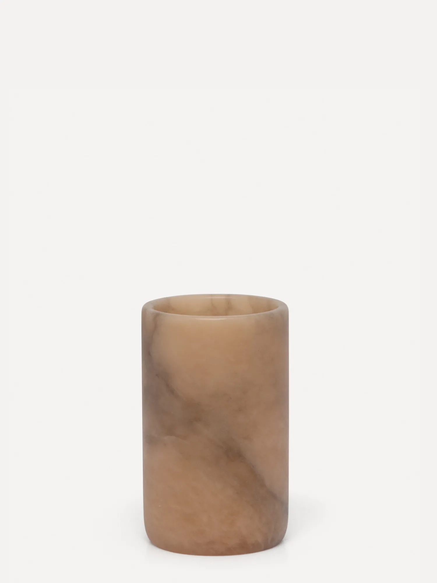 Cheap Les Soeurs Cylinder Alabaster Kaarsenhouder (Small) Tabac