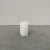 Shop Les Soeurs Cylinder Alabaster Waxinelichthouder (Small) White
