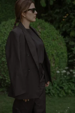 Flash Sale Les Soeurs Double-Breasted Blazer Ariana Black