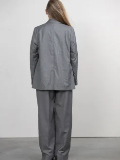 Store Les Soeurs Double-Breasted Blazer Ariana Grey