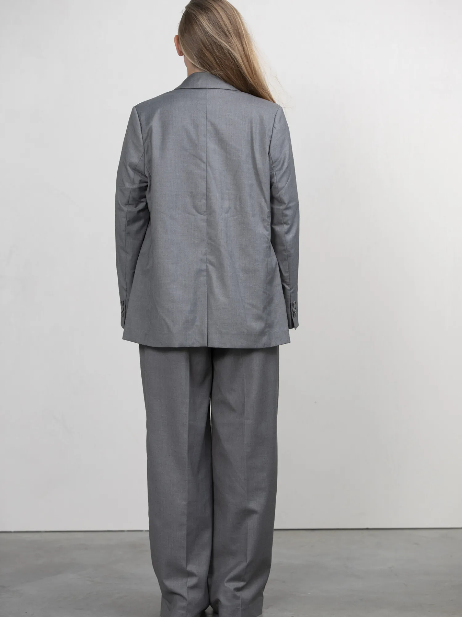 Store Les Soeurs Double-Breasted Blazer Ariana Grey