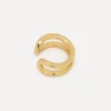 Outlet Les Soeurs Ear Cuff June Double Gold