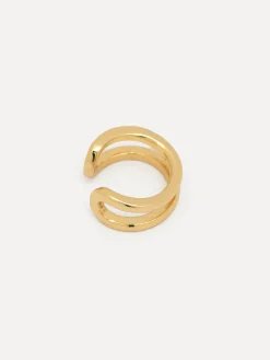 Outlet Les Soeurs Ear Cuff June Double Gold