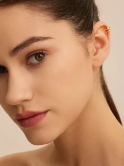 Outlet Les Soeurs Ear Cuff June Double Gold