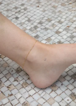 Discount Les Soeurs Enkelbandje Helle Mini Dots Gold