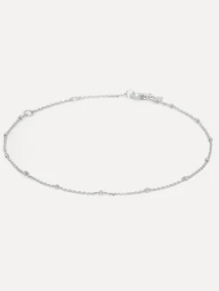Best Les Soeurs Enkelbandje Helle Mini Dots Silver