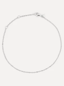 Discount Les Soeurs Enkelbandje Helle Twisted Silver