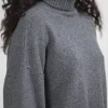 Best Les Soeurs Gebreide Coltrui Hera Dark Grey