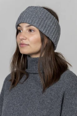 Cheap Selected Gebreide Haarband Prava Medium Grey Melange