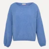 Outlet Le Marais Gebreide Trui Axelle Blue