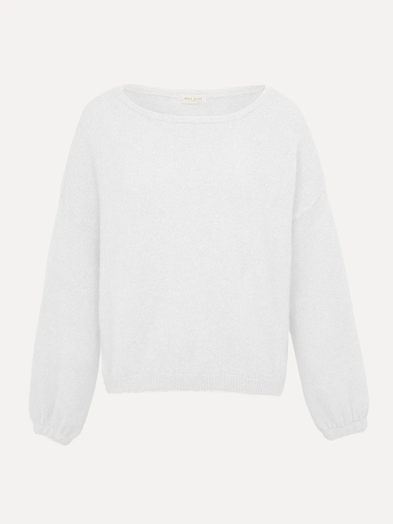 New Le Marais Gebreide Trui Axelle White
