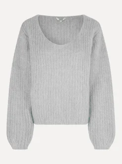 Cheap MBYM Gebreide Trui Corucci Letizia Light Grey Melange