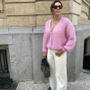 New Le Marais Gebreide Vest Xavier Lila