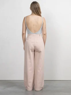 Online The Odder Side Geribbelde Body Emi Grey
