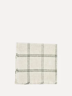 Best Sale Madam Stoltz Geruit Tafelkleed Ecru