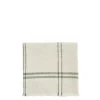 Sale Madam Stoltz Geruite Keukenhanddoek Ecru/Green