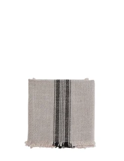 Hot Madam Stoltz Gestreepte Keukenhanddoek Powder, Black