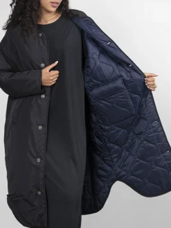 Best Les Soeurs Gewatteerde Reversible Jas Jen Dark Blue