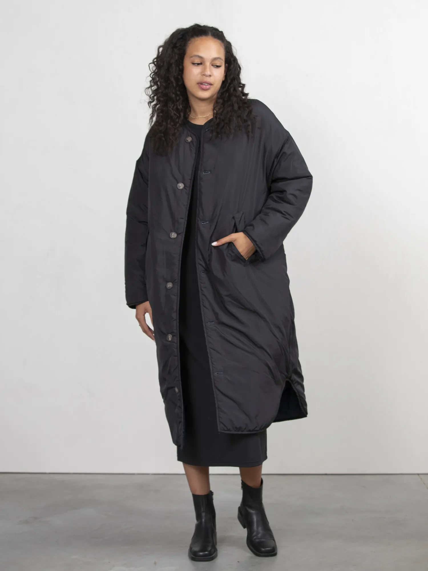 Best Les Soeurs Gewatteerde Reversible Jas Jen Dark Blue