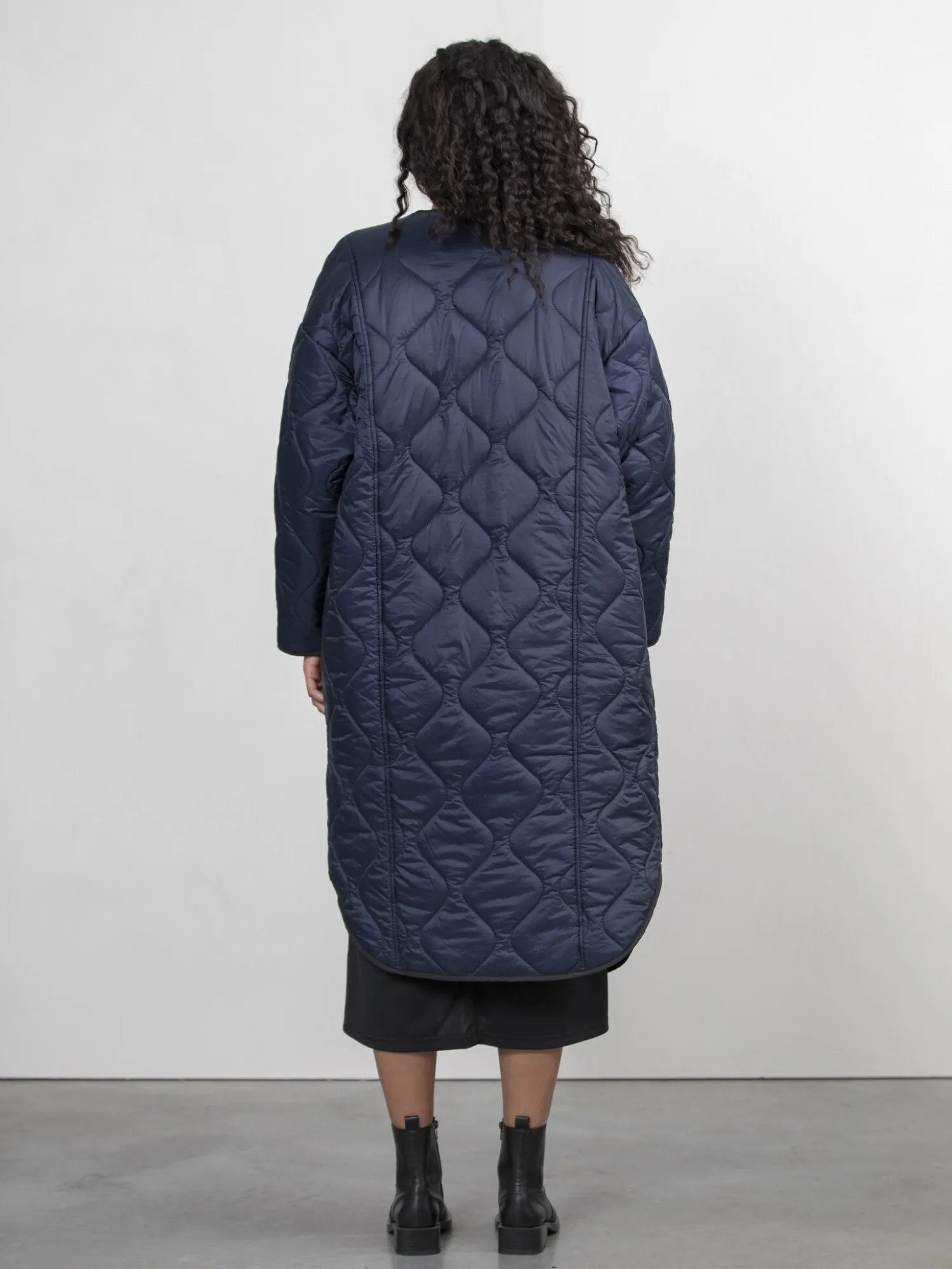 Best Les Soeurs Gewatteerde Reversible Jas Jen Dark Blue