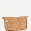 Cheap Madam Stoltz Gewatteerde Velvet Toilettas Melon Sorbet