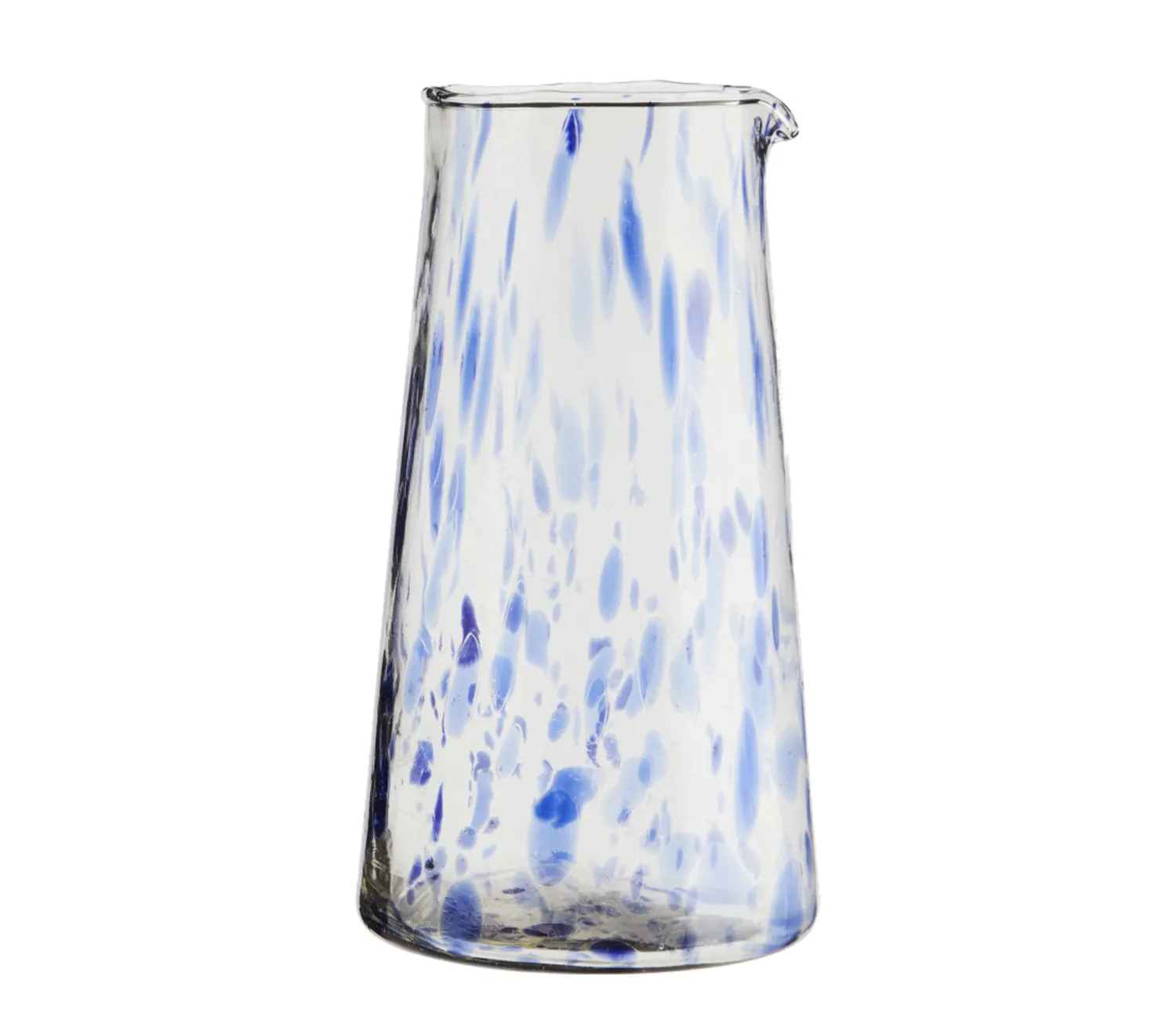 Cheap Madam Stoltz Glazen Kan Clear Blue