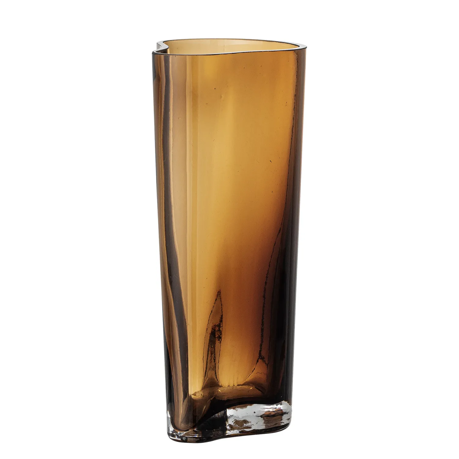 Store Bloomingville Glazen Vaas Benia Brown